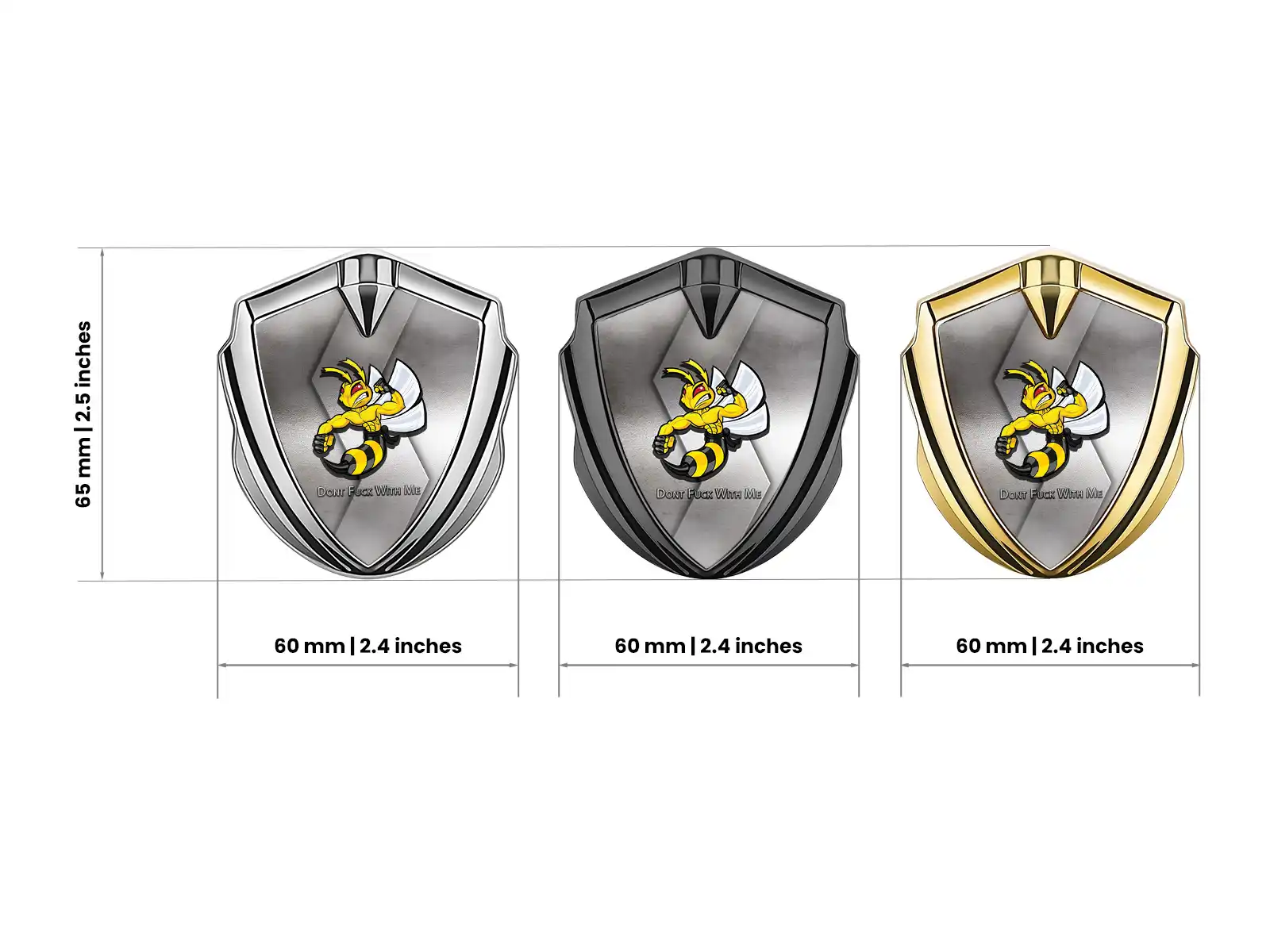 Emblem Fender Badge Sports Racing